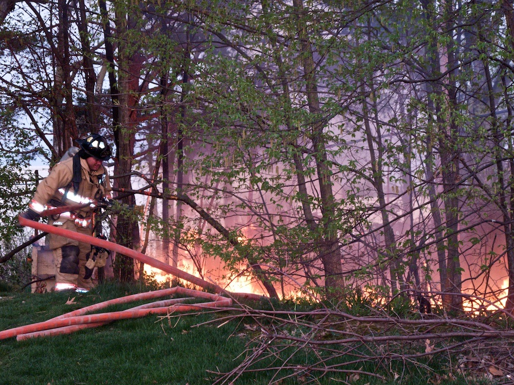 Brush fire William Fouts Flickr