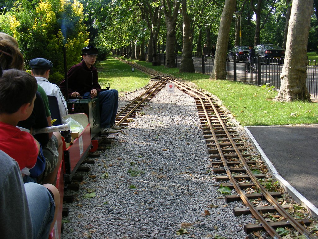 Barking Park Light Railway. Departure from the terminus at… Flickr