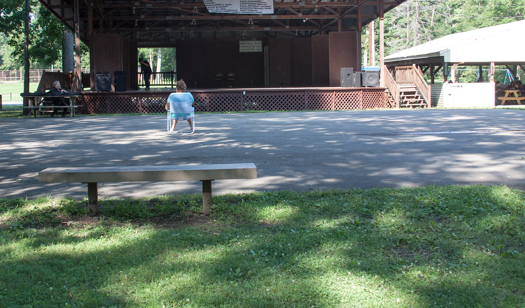 Curwensville Days 20150715 A person waits for the show w… Flickr