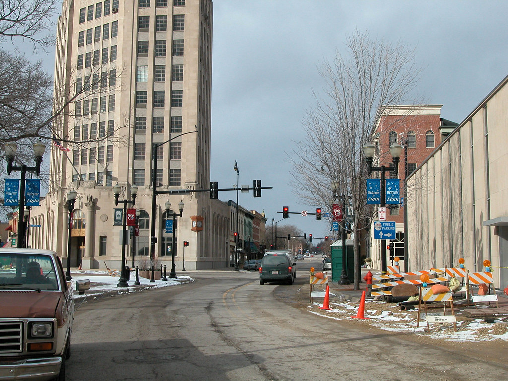 20070304 01 Fountain Square, Elgin, IL2 David Wilson Flickr