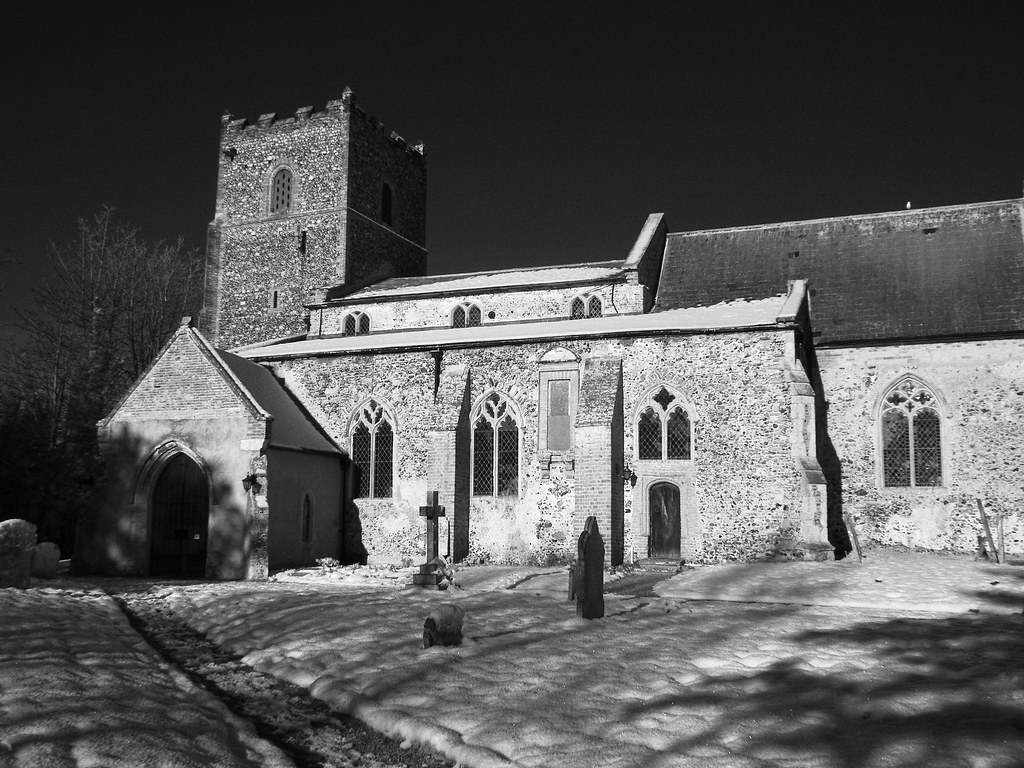 St Mary's Church Yelverton Norfolk Infrared converted cano… Flickr
