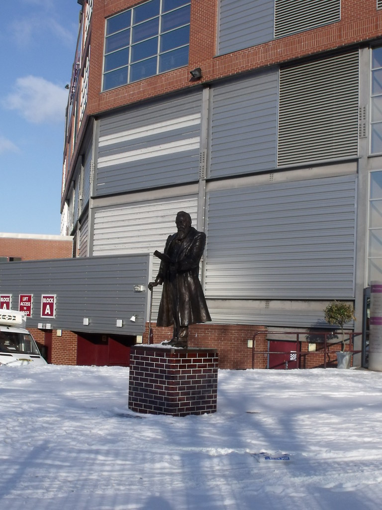 Statue of William McGregor outside Villa Park The first bi… Flickr