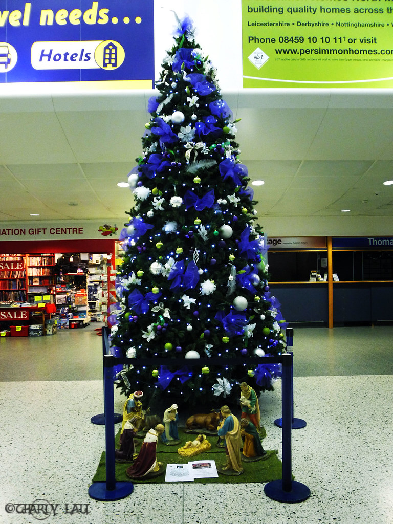 Christmas Tree in East Midland Airport Charly Lau Flickr