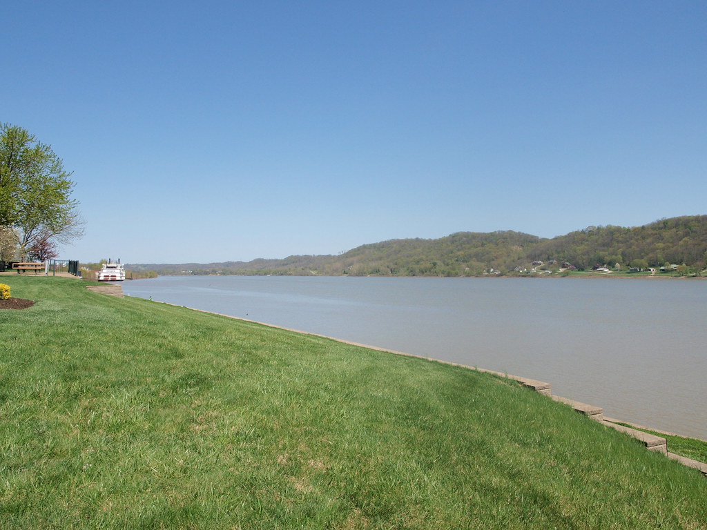 View of Ohio River from Rising Sun IN Dorothy Weatherly Flickr