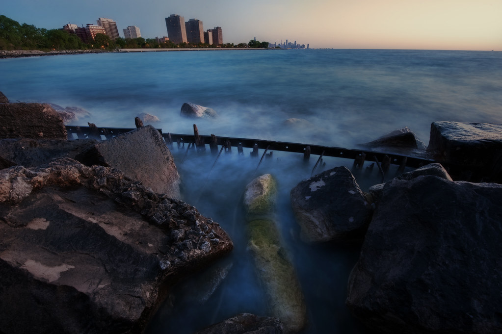 Waves on the Point View Large on Black at www.thewindypixe… Flickr