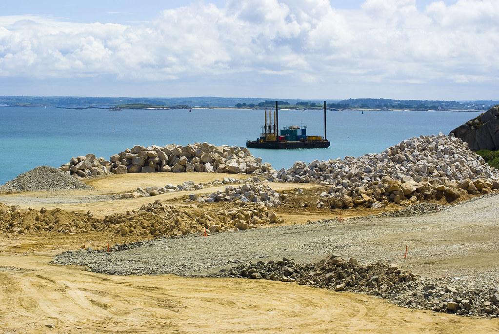 Chantier du port de plaisance de Roscoff Protonéo Flickr