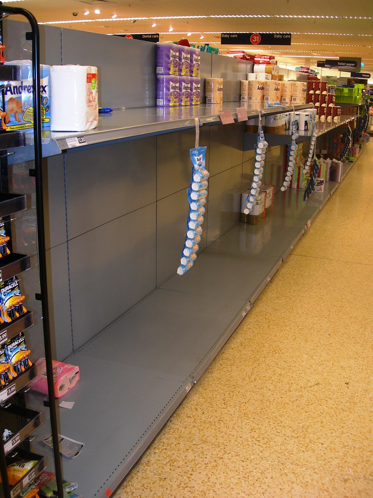 panic buying at sainsbury hedge end southampton 09 january… Flickr