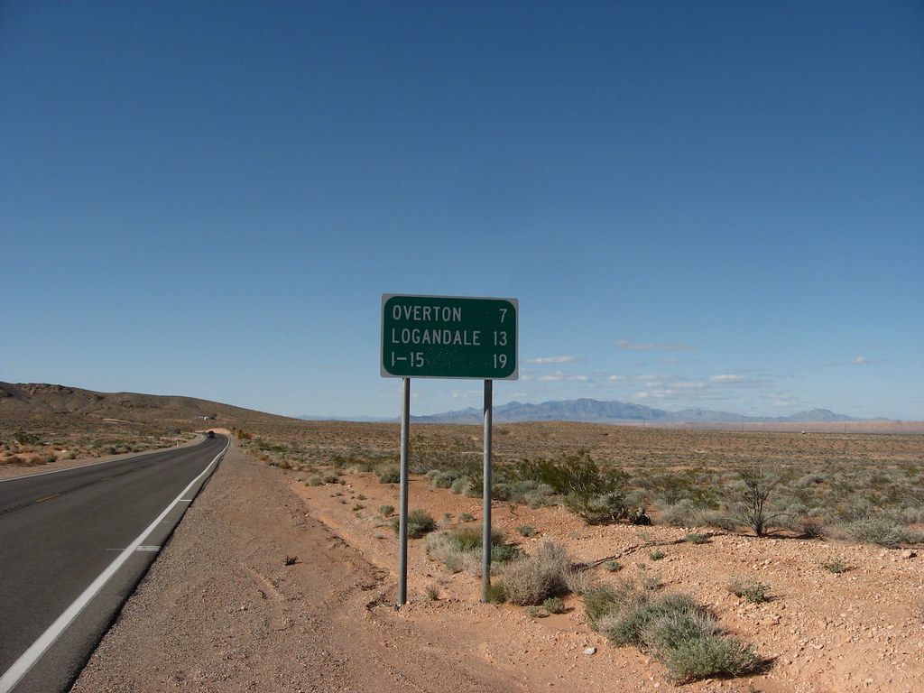 7 Miles to Overton, Nevada Overton is an Unincorporated To… Flickr