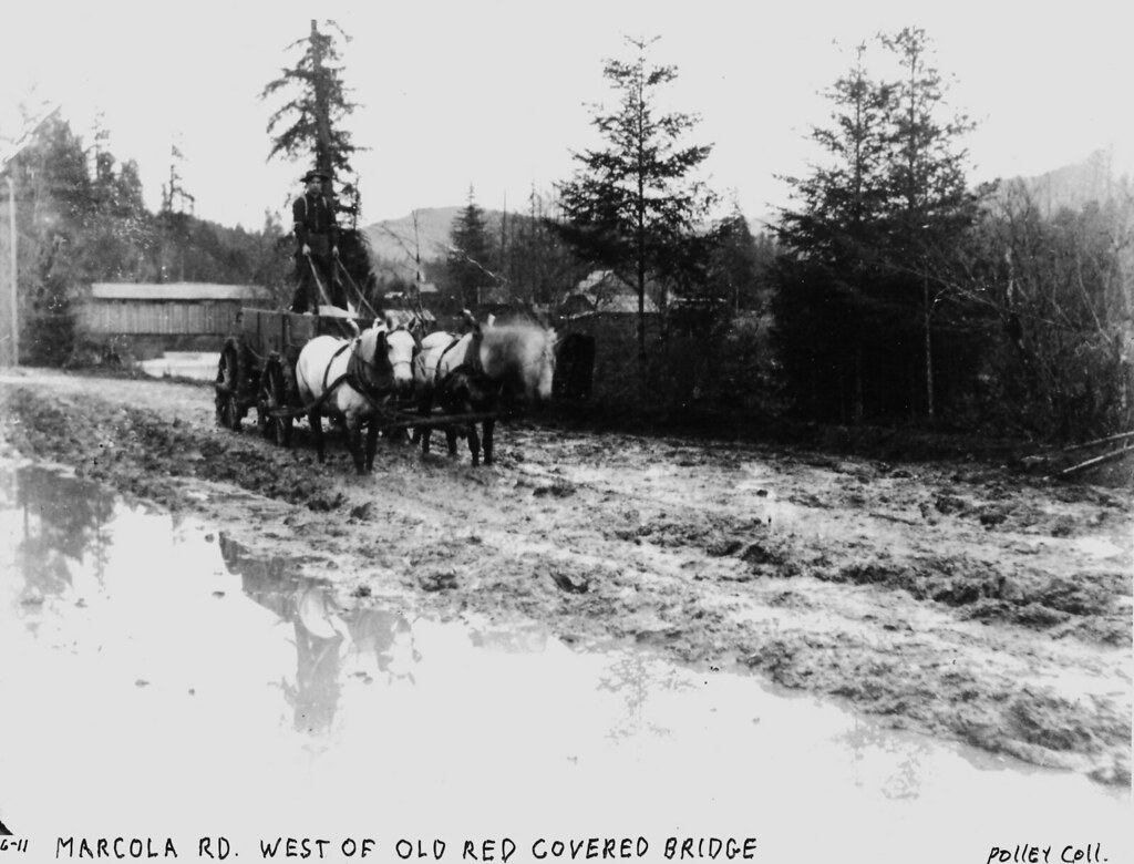 Old Marcola Oregon Main St. Marcola at the far East end of… Flickr