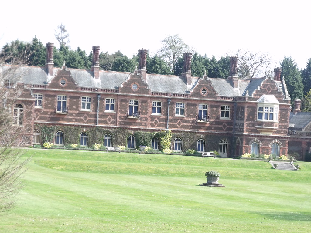 Sandringham House from the West Lawns This is Sandringham … Flickr