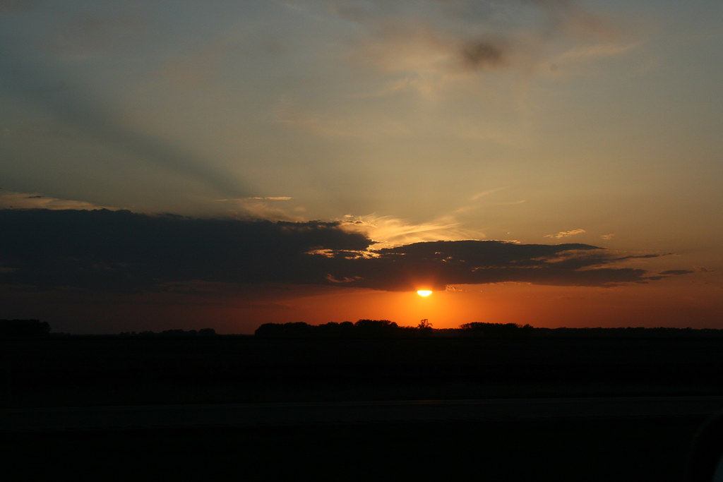 North Dakota Sunset Sunset west of Buxton, Traill County, … Bob