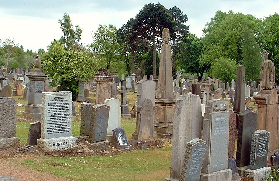 cemetery, Wishaw, Scotland New cemetery at Gr… Flickr