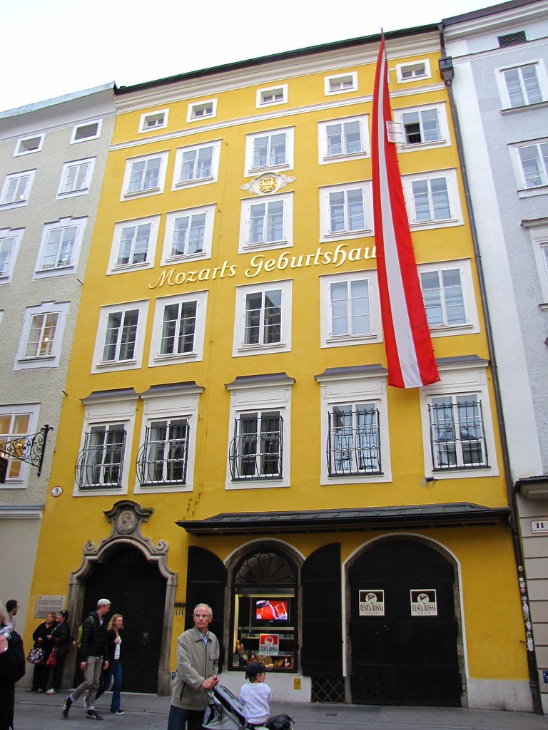 Mozart's House on Getreidegasse, Salzburg, Austria Flickr