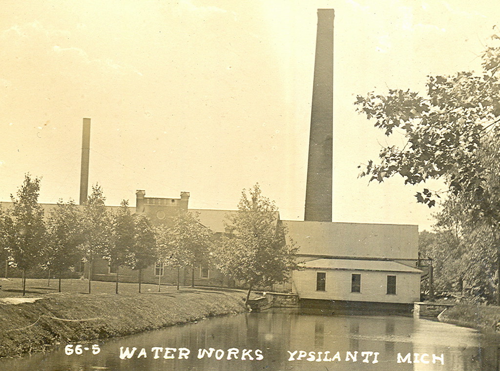 Ypsilanti MI 1909 RPPC City Water Works Plant Powerhouse a… Flickr