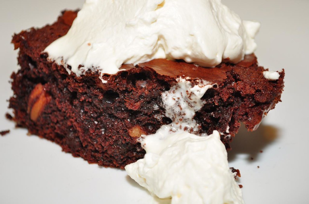 brownie, whipped cream need I say more? jeffreyw Flickr