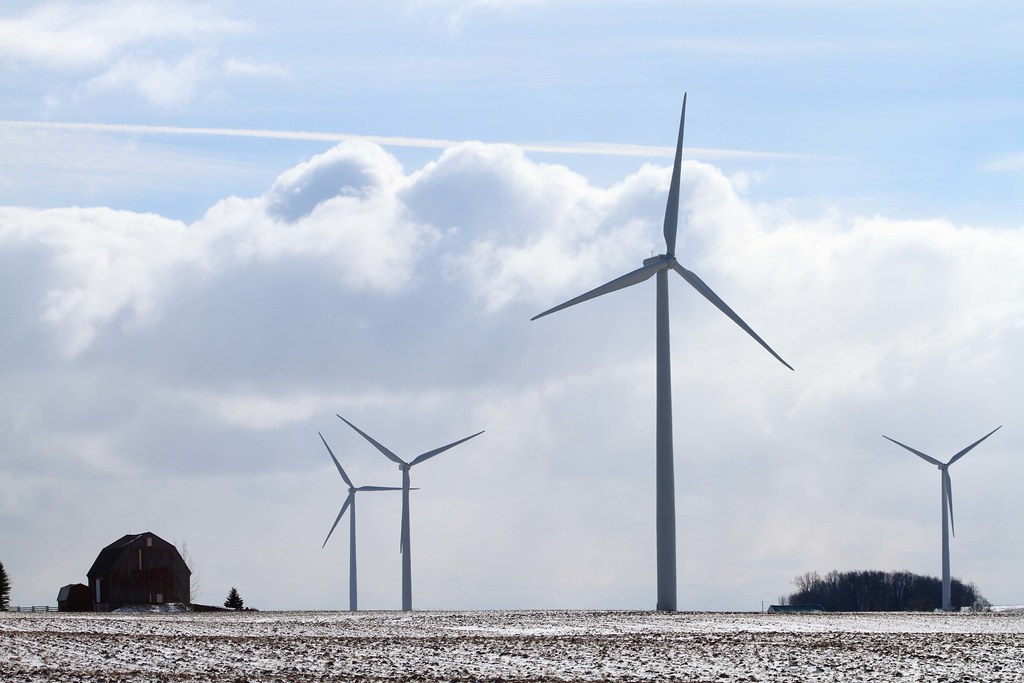 Michigan wind farms Huron county, Michigan Jerry Snow Flickr