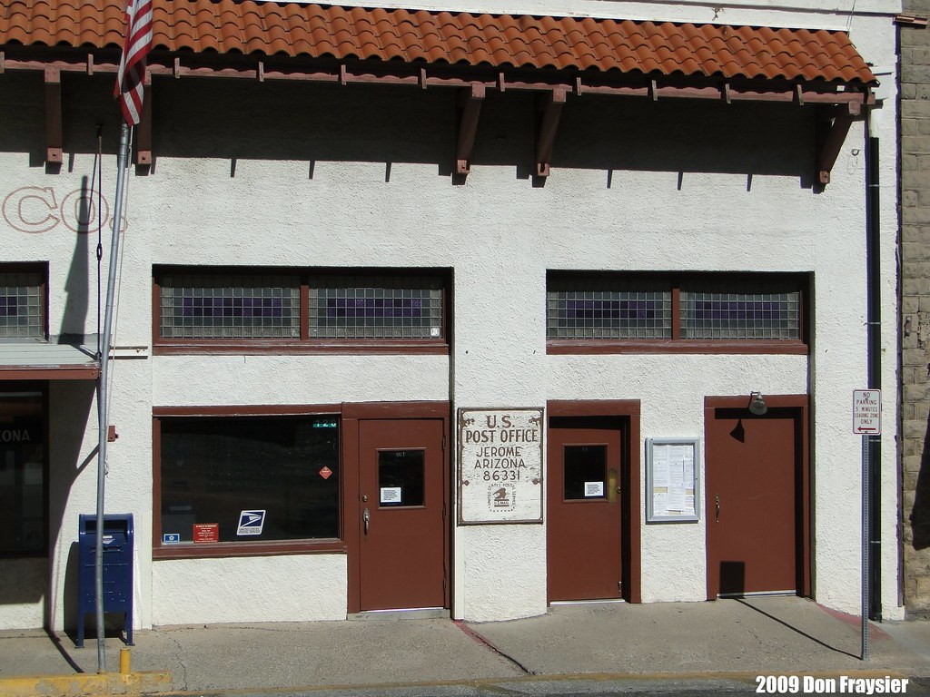 Jerome, AZ Post Office (Long View) Long view of the post o… Flickr