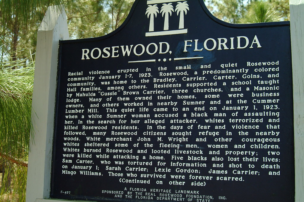 2000+ views Historical Marker about the Massacre at Rose… Flickr