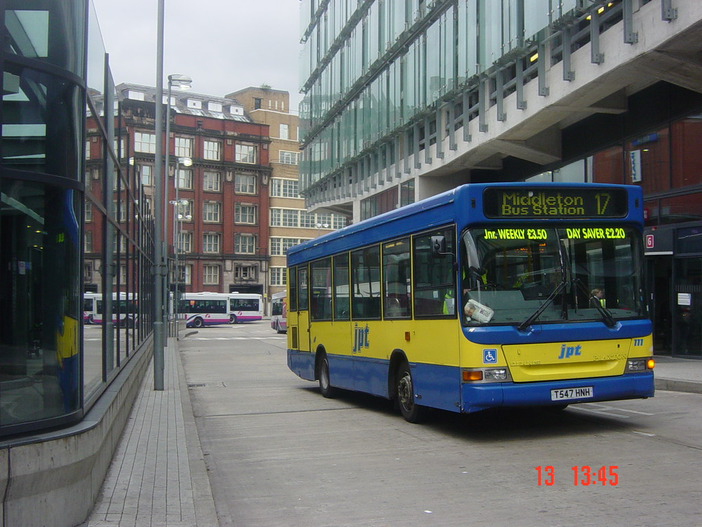 111 T547 HNH Services number 17 Middleton Bus Station alan joseph
