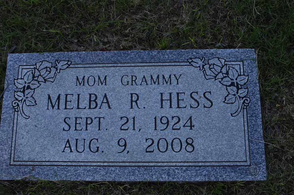 Melba R. Hess 19242008 Spring Hill Cemetery 114 N Morris … Flickr