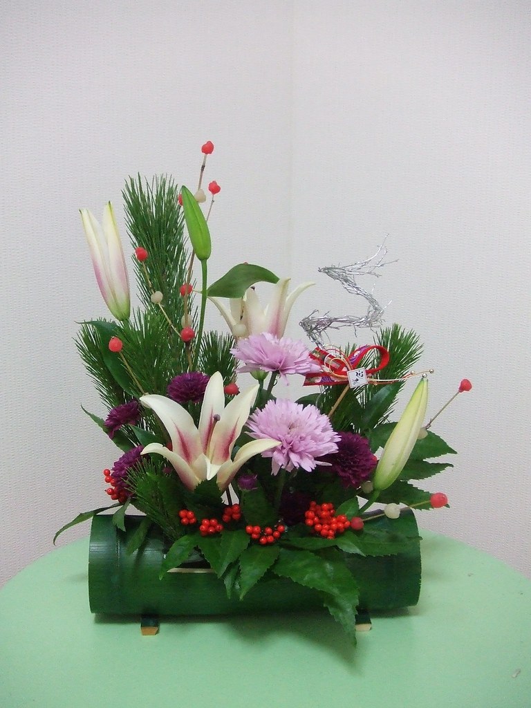 DSCF8100 Japanese new year's flower arrangement Hatsumi kawase Flickr