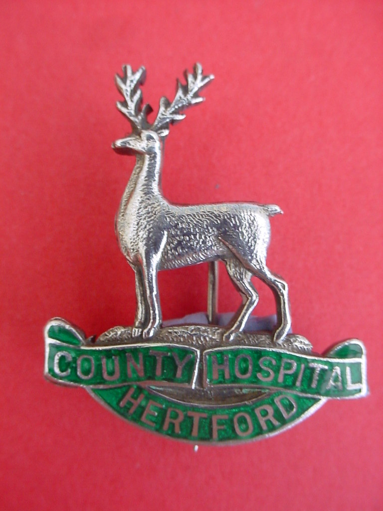 Hertford County Hospital Delightful nurses badge from 1940… Flickr