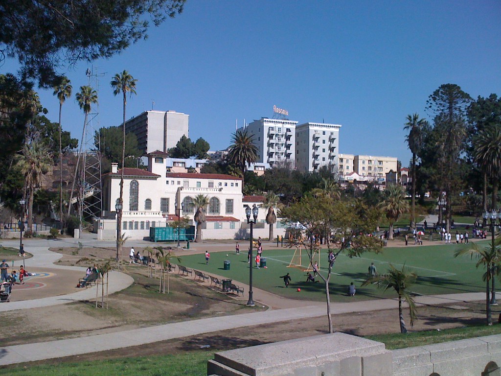 MacArthur Park In the background you can see a senior hous… Flickr