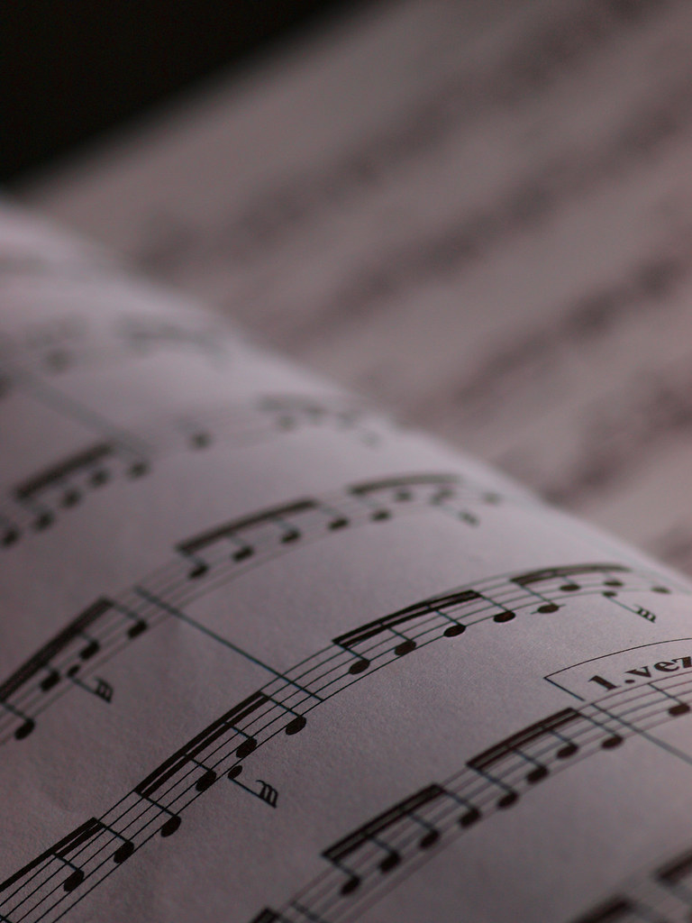 Oyes la música...? Can you hear the music...? Notas perdid… Flickr