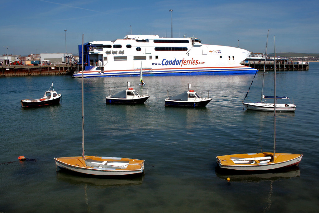 Condor Ferries Weymouth High speed ferry boat that takes … Flickr