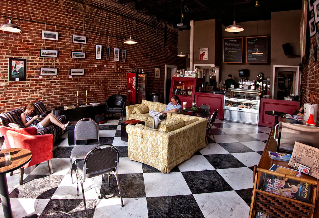 Wired Espresso interior, Jackson, Mississippi Great coffee… Flickr