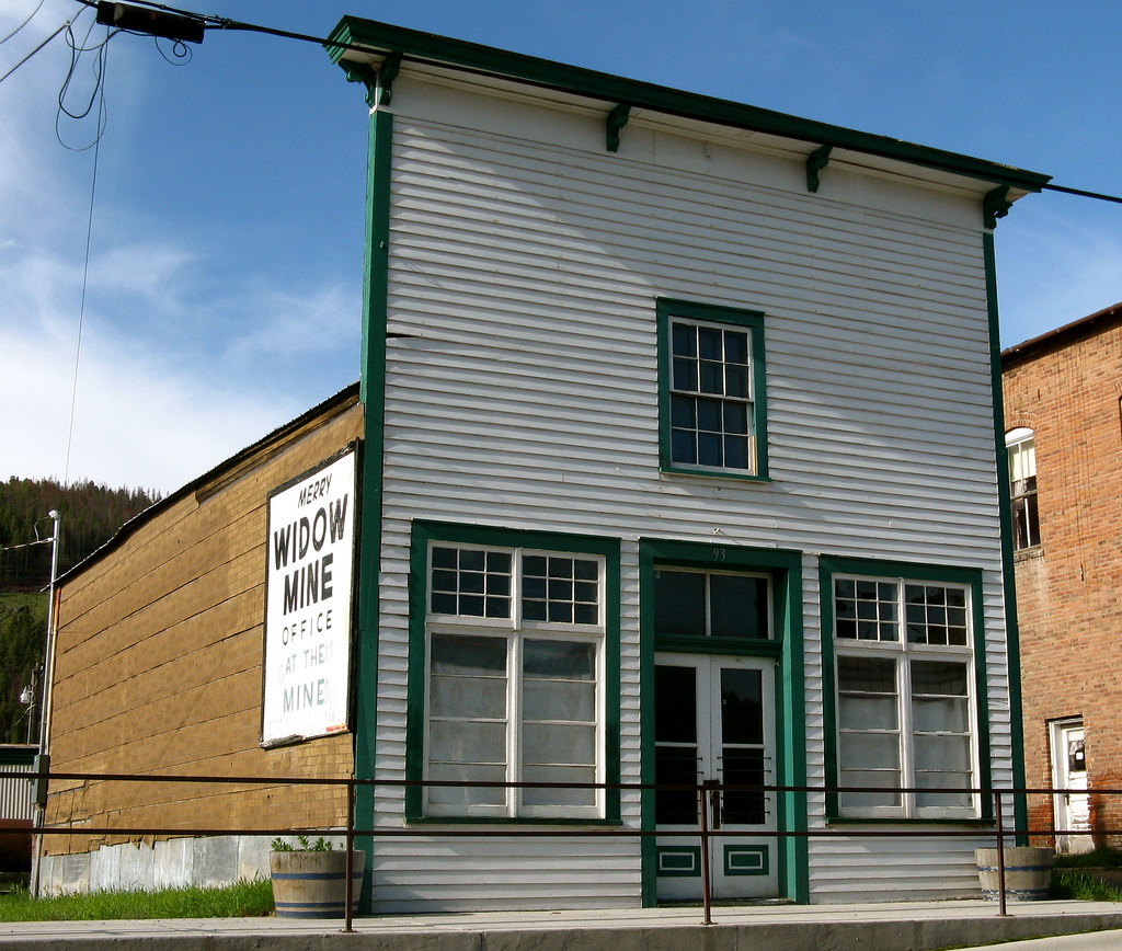 Merry Widow Mine office,Basin,Montana The Merry Widow Mine… Flickr