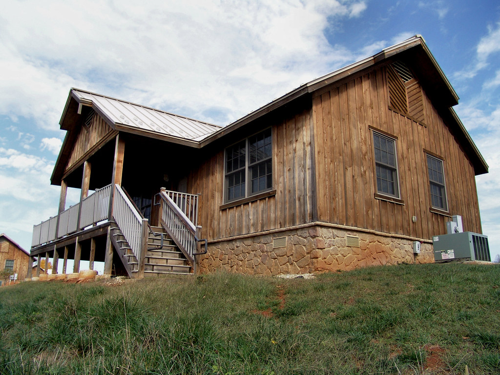 SPJR0177 Shot of a twobedroom cabin at James River State … Flickr