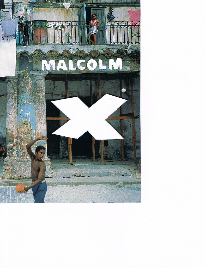 Malcolm X in Cuba Malcolm X street scene.Artwork Campbell.… Flickr