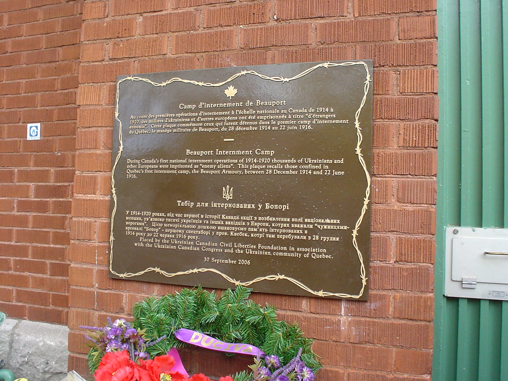 Beauport_text A memorial plaque to Canada's first national… Flickr