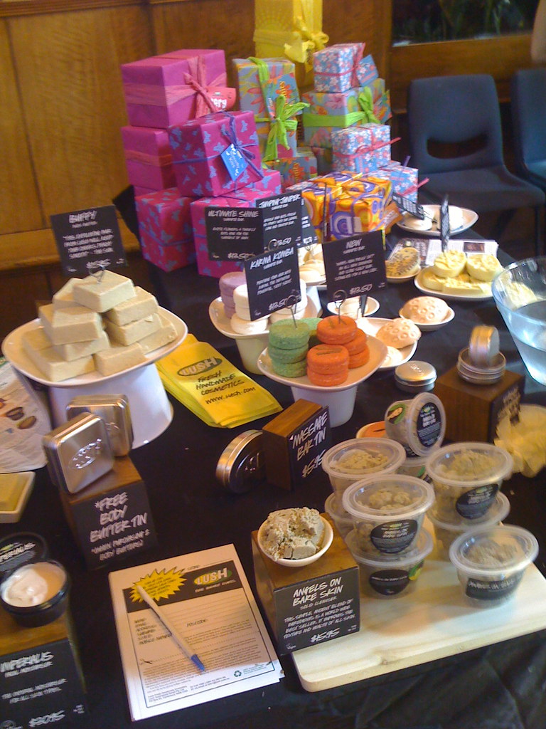 Lush products at the Vegan Expo Sharon Flickr