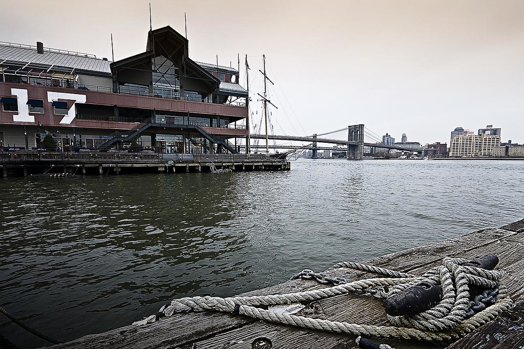 Pier 17 and the Brooklyn Bridge Marco Fedele Flickr