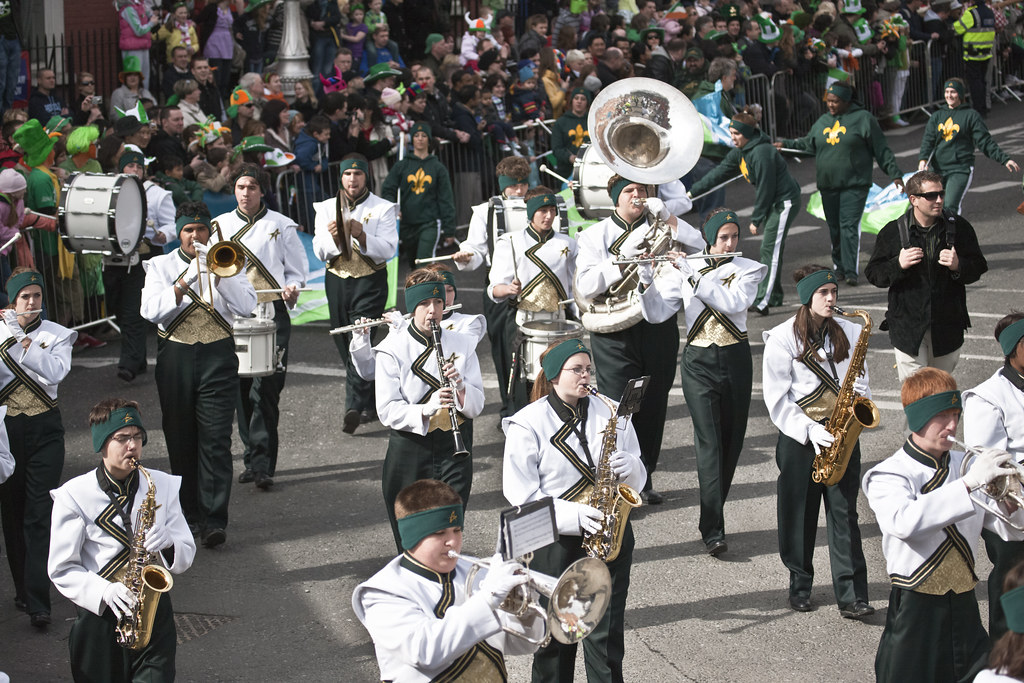 St. Patrick's Day In Dublin Acadiana High School Band Flickr