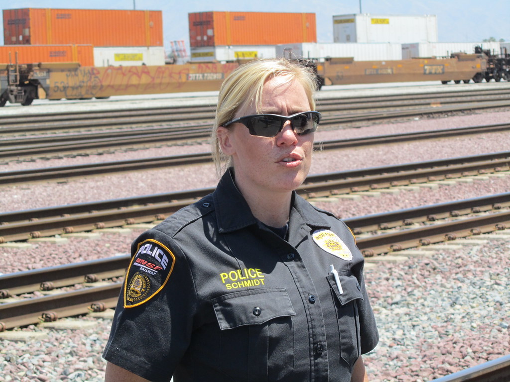 BNSF Railroad Police Officer Seen in San Bernardino, Calif… Flickr