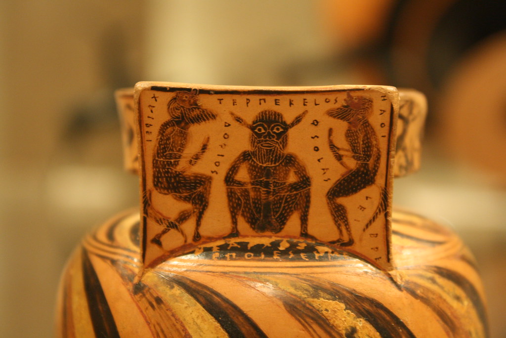 An Exceptional Attic Blackfigure Aryballos, Signed by Nearchos as