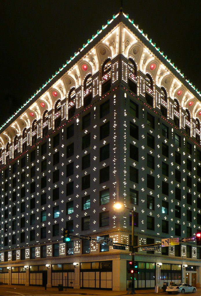 Denver, CO Denver Gas and Electric Company at Night Flickr
