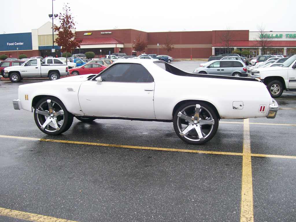 1977 CHEVY EL CAMINO WITH 24" RIM a photo on Flickriver