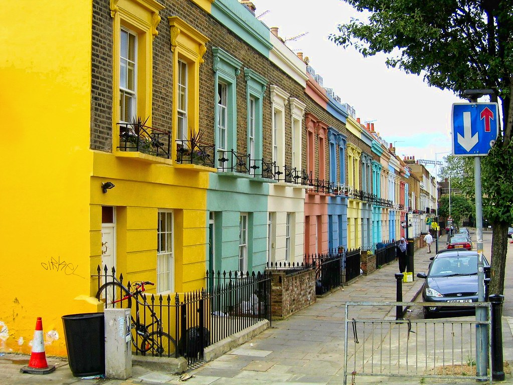 Pastel houses, Hartland Road, Camden, London 6394 Pete Riches Flickr