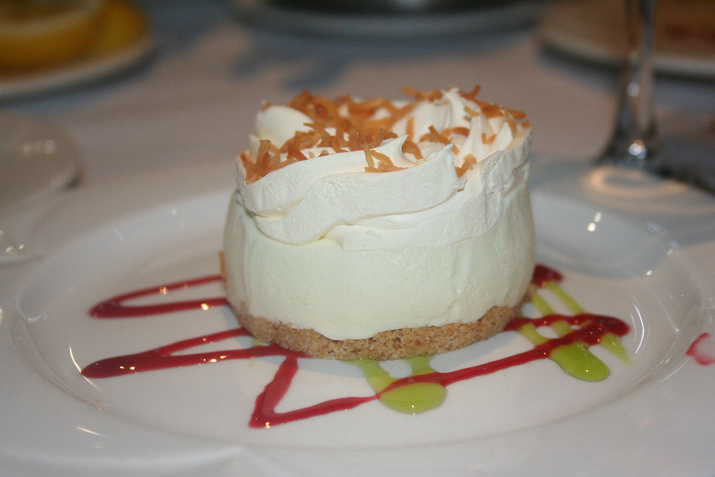 Pink and green dessert for sorors at the formal banquet. Flickr