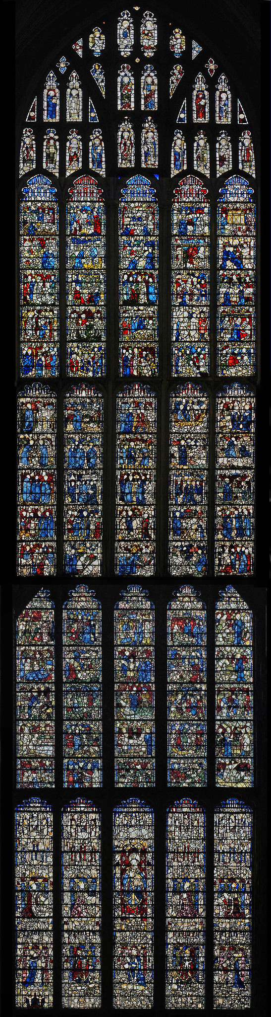 York Minster, sVII, St Cuthbert window c1440 Flickr