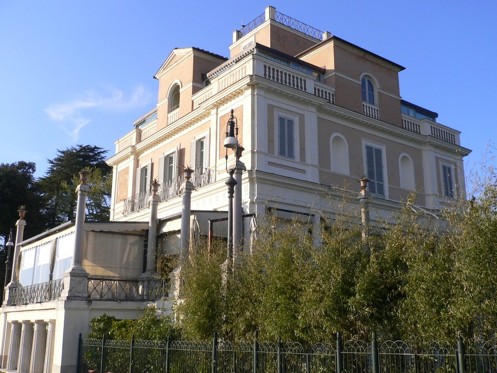Roma The "Casina Valadier" at Pincio Casina Valadier ris… Flickr