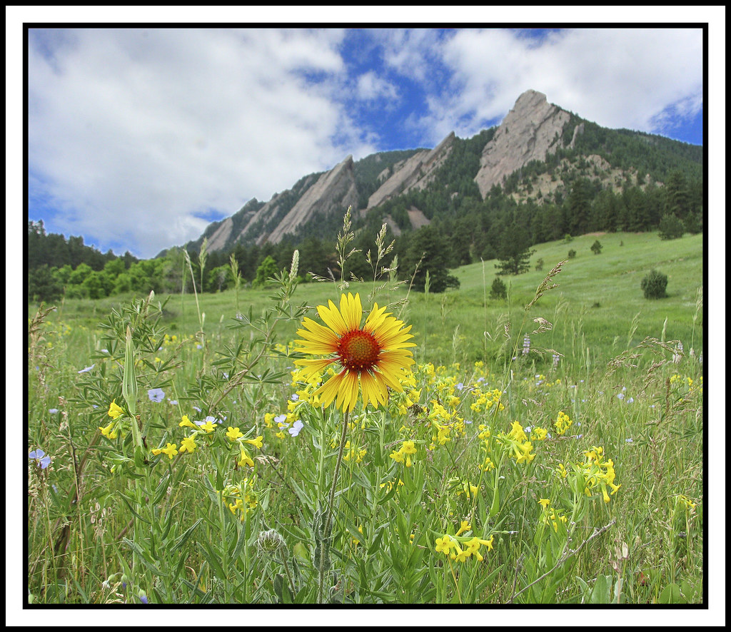 the flatirons Chautauqua Park in Boulder, Colorado. Rich'sPics Flickr