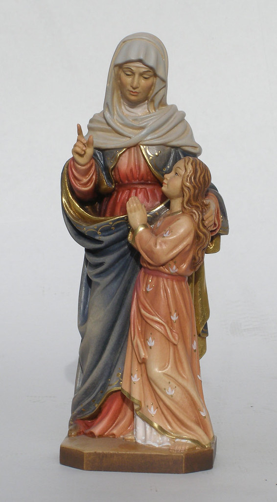 St Anne carved wood statue St Anne statue Brother Michael O'Dwyer Flickr