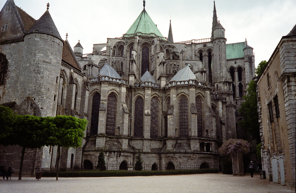 Chartres Cathedral of Chartres, France. 1996. Dawn Endico Flickr