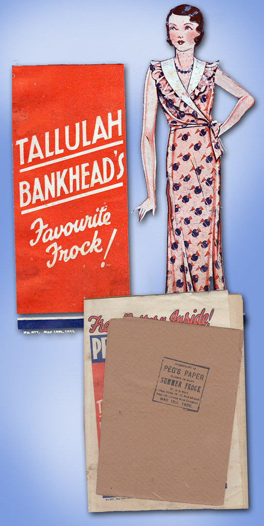 tallulah bankhead's favorite frock, 1932 Allison Marchant Flickr