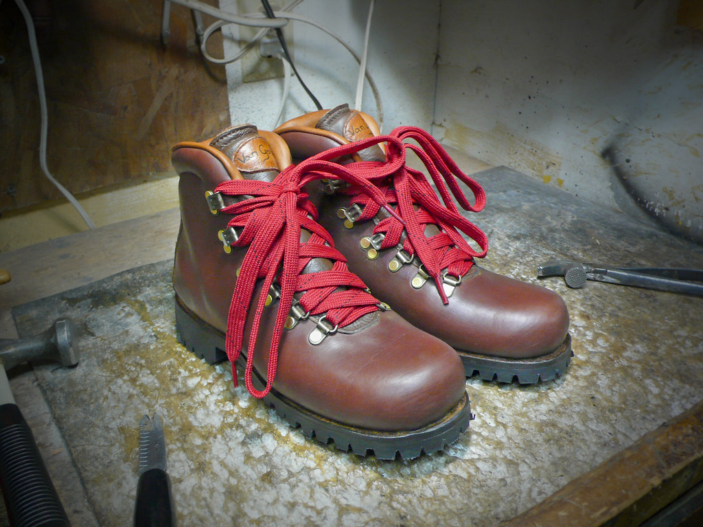 custom made boots hiking boots made by Charlie Van Gorkom … Flickr